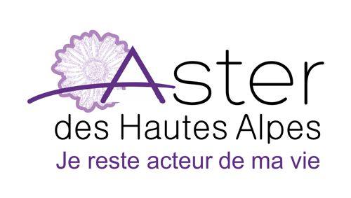 Étude numéro 5 du logo de l'Aster des Hautes-Alpes de Gap par Sylvie Brossois graphiste à Embrun dans les Hautes-Alpes (Gap, Embrun, Briançon).