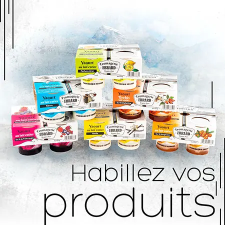Portfolio packaging et étiquettes pour décorer les contenants et emballages ou le produit lui-même