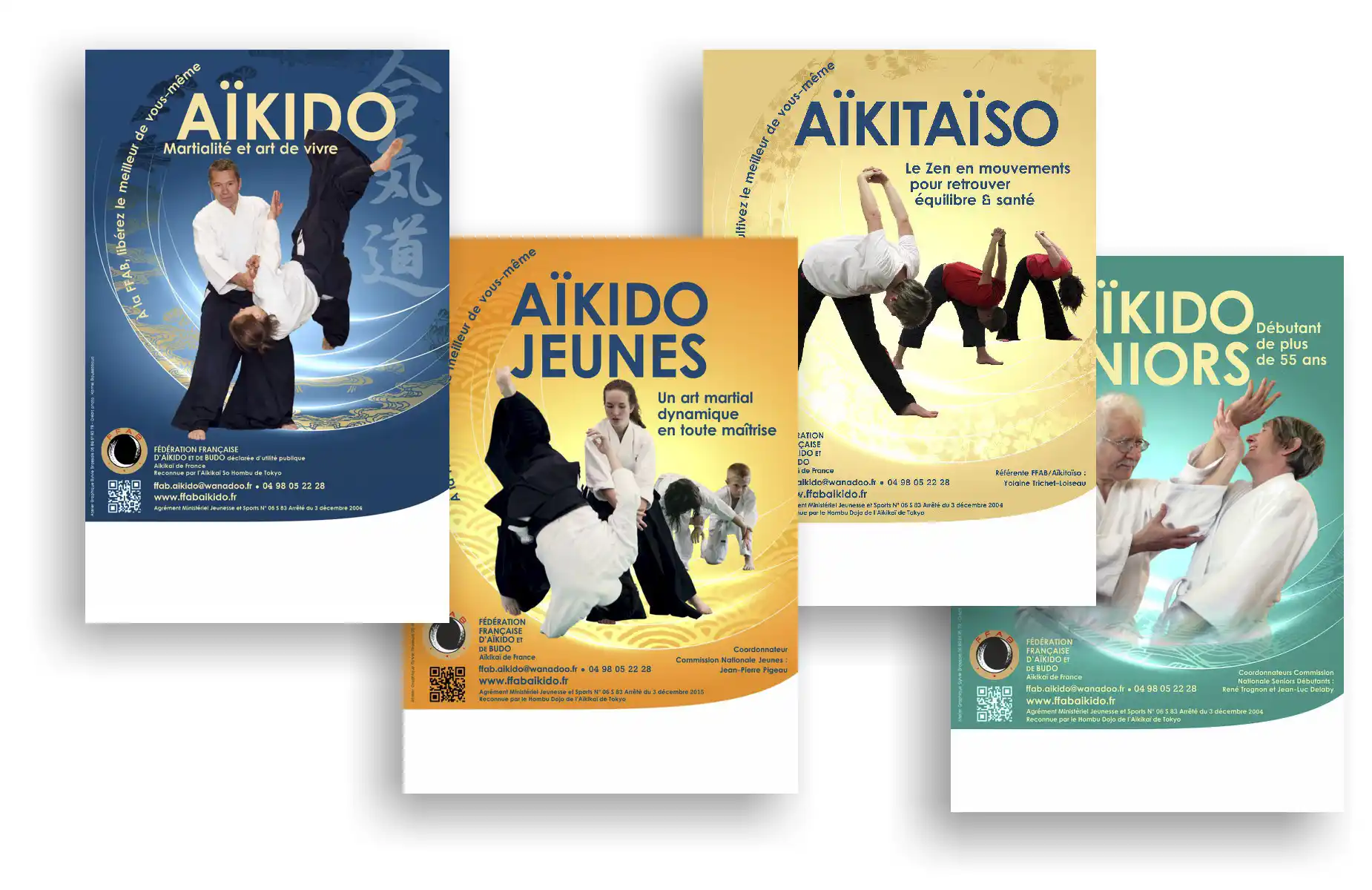 Création d'affiches personnalisables pour la Fédération Française d'Aïkido et de Budo