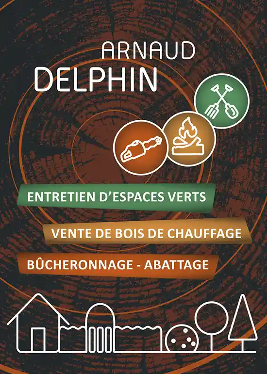 Création d'un flyer recto - verso dans l'entretien des espaces verts et bûcheronnage