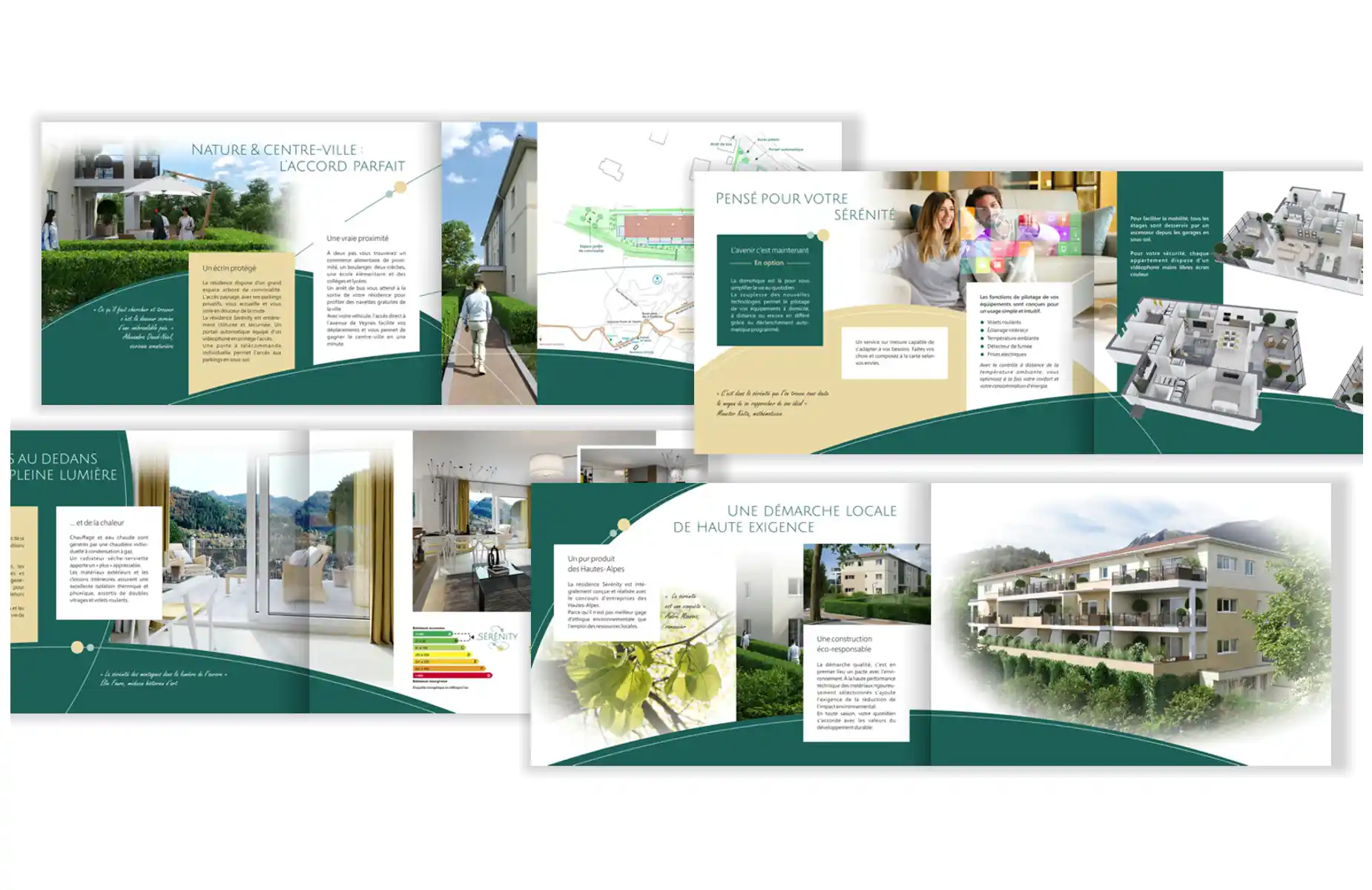 Création d'une brochure pour un programme immobilier à Gap