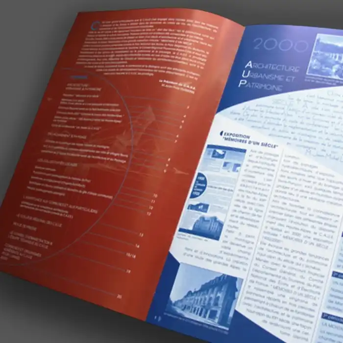 Création d'une brochure bilan d'activité du Conseil d'Architecture, d'Urbanisme et de l'Environnement des Hautes-Alpes