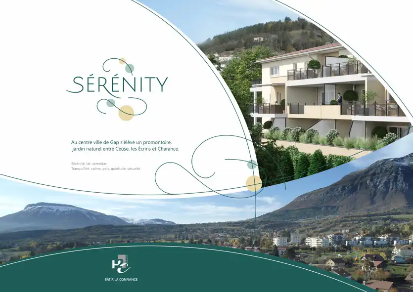 Création d'une brochure pour un programme immobilier de standing à Gap