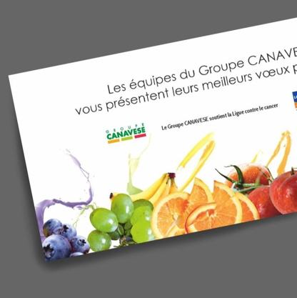 Création d'une carte de vœux pour une grossiste par Sylvie Brossois graphiste (Gap, Hautes-Alpes en région PACA)