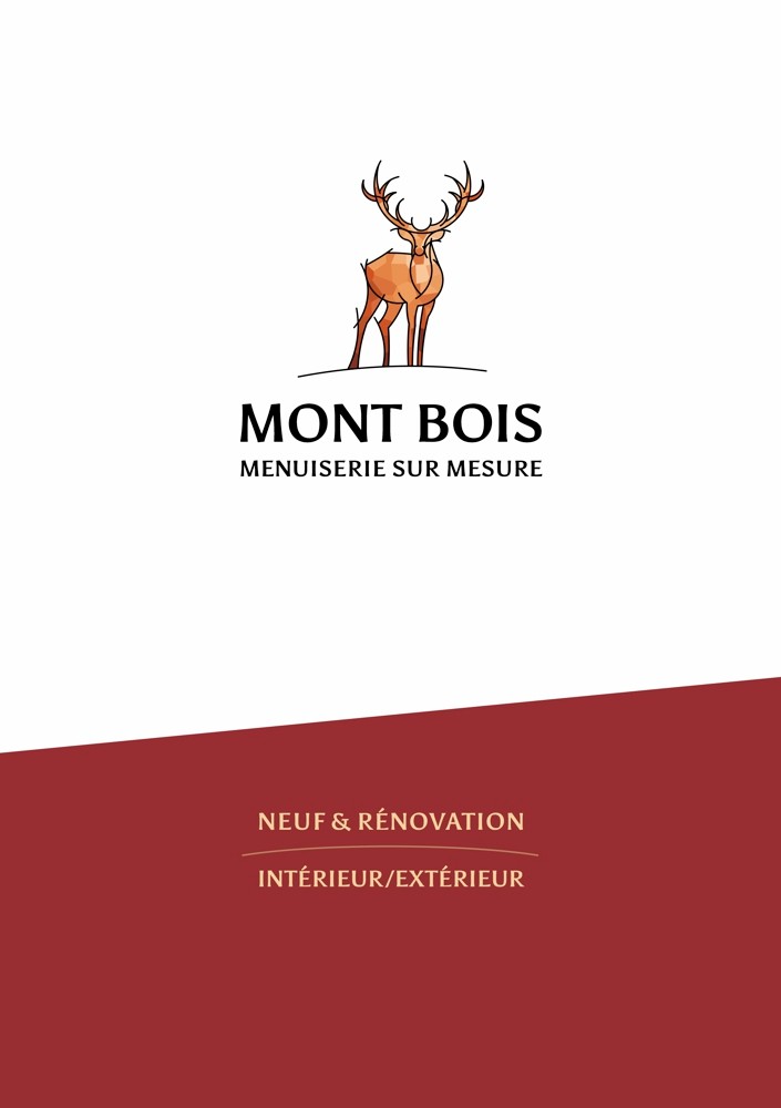 Création d'une plaquette commerciale pour une menuiserie par Sylvie Brossois graphiste (Gap, Hautes-Alpes en région PACA)