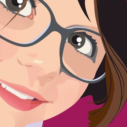 Création d'une illustration pour un portrait par Sylvie Brossois graphiste (Gap, Hautes-Alpes en région PACA)