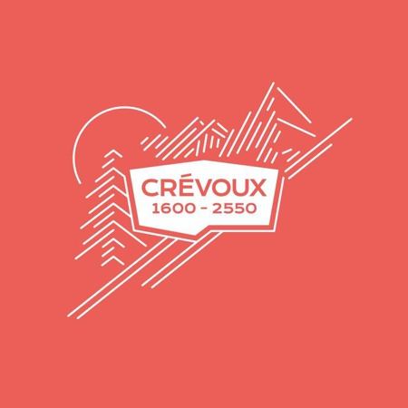 Création d'un logo pour les commerçants de la vallée de Crévoux par Sylvie Brossois graphiste (Gap, Hautes-Alpes en région PACA)
