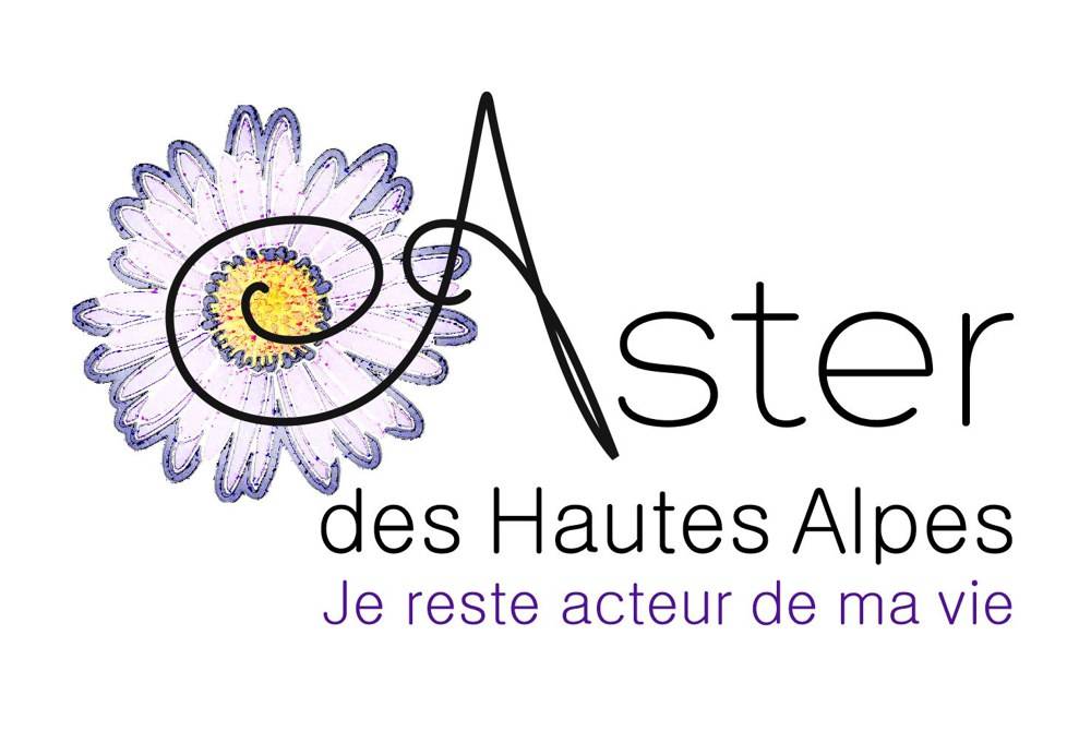 Étude numéro 2 du logo de l'Aster des Hautes-Alpes de Gap par Sylvie Brossois graphiste à Embrun dans les Hautes-Alpes (Gap, Embrun, Briançon).