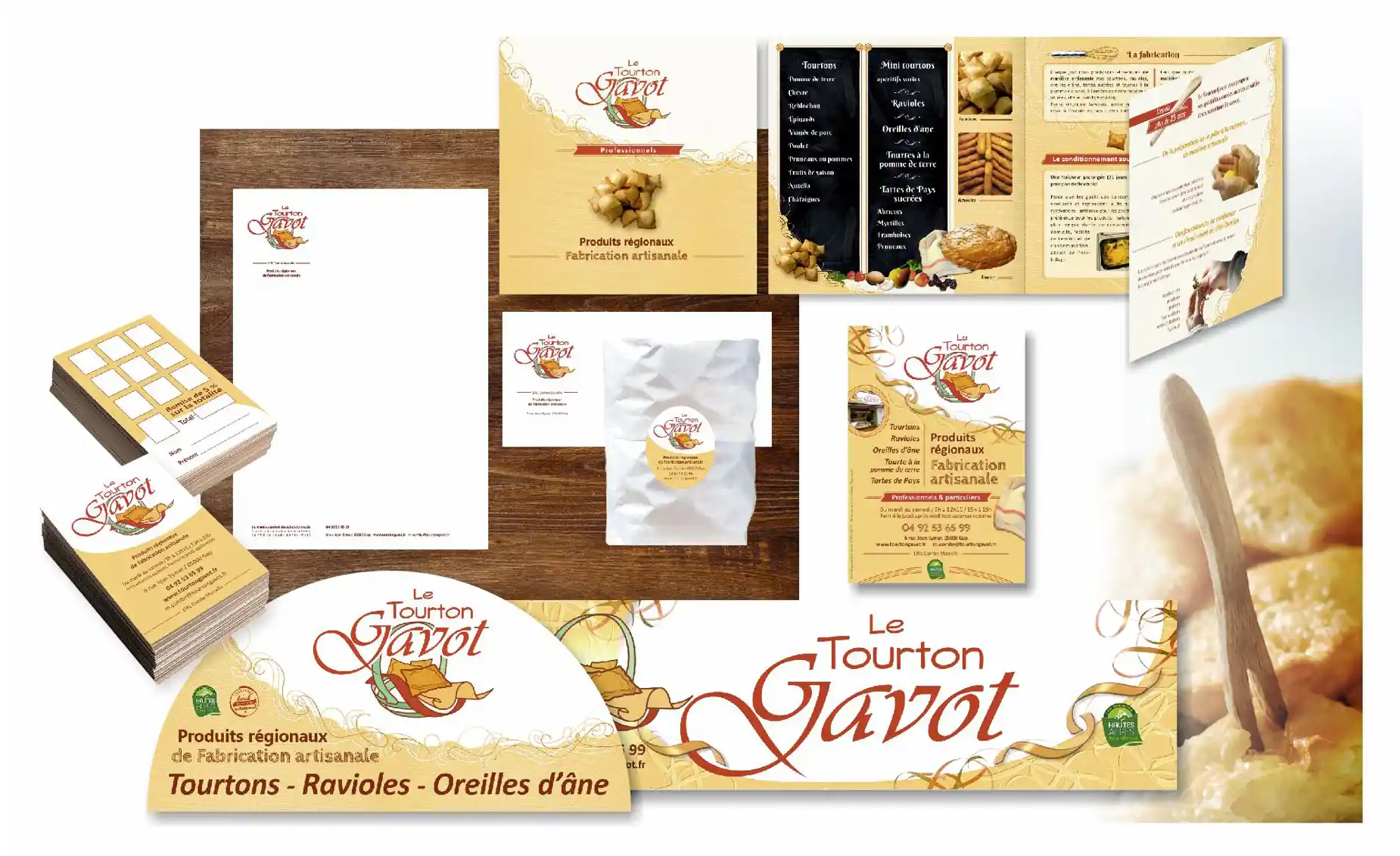 Création d'un flyer pour un commerce alimentaire de Gap - communication globale