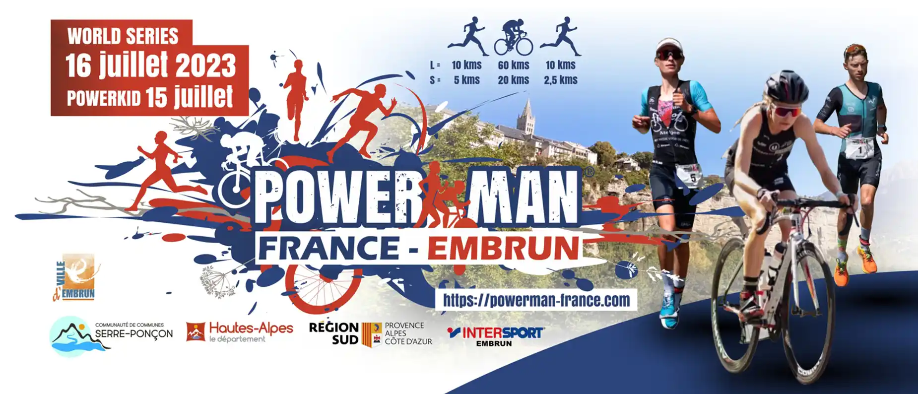 Création d'affiches abribus et panneau LED pour évènement sportif à Embrun