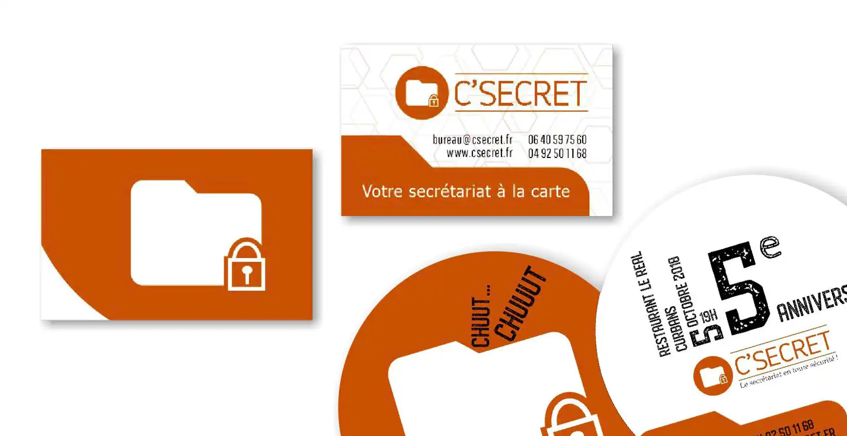 Création d'une carte de visite haut-de-gamme sur papier de création texturé épais - Gap