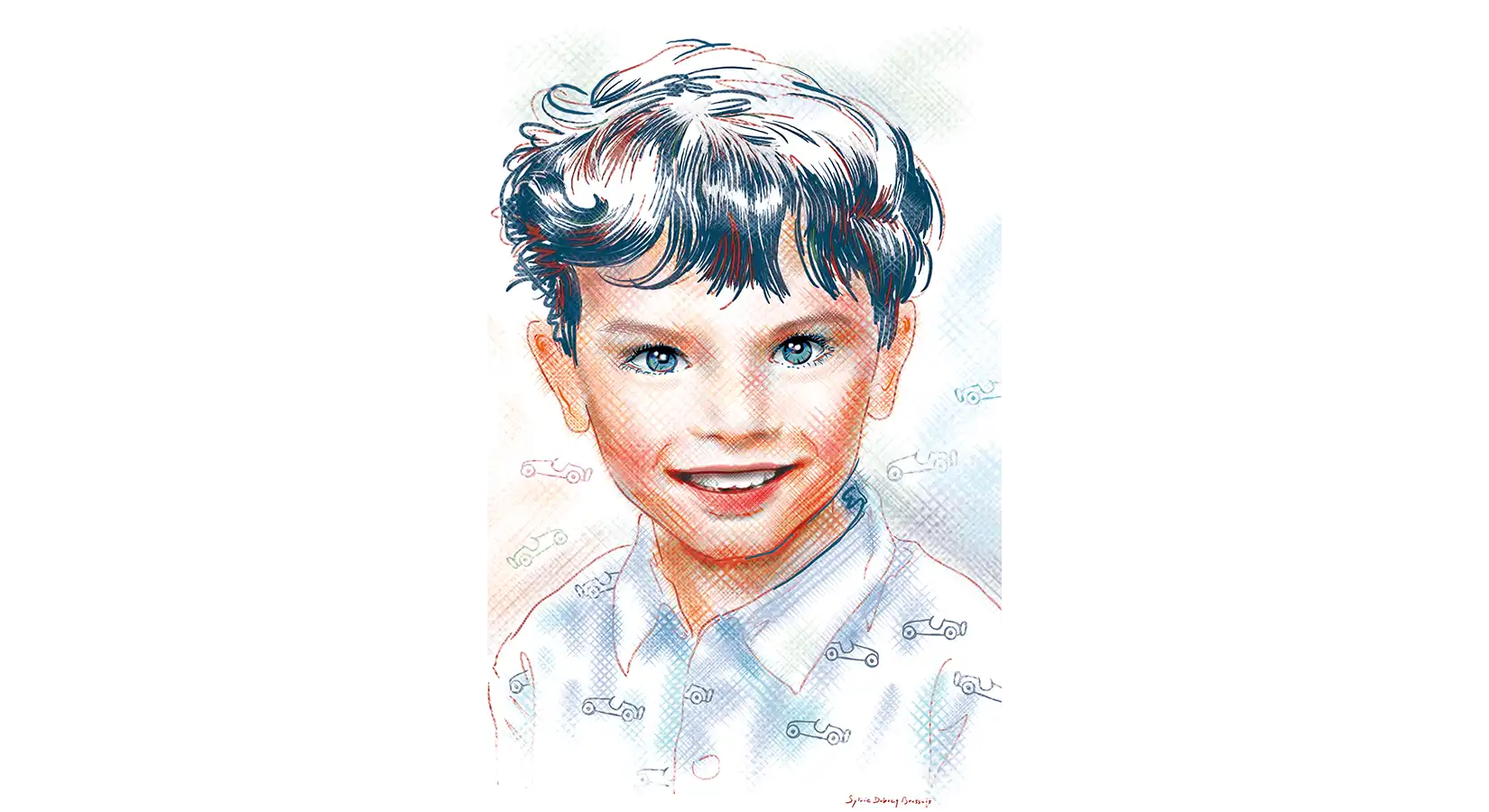 Création d'un dessin de type portrait