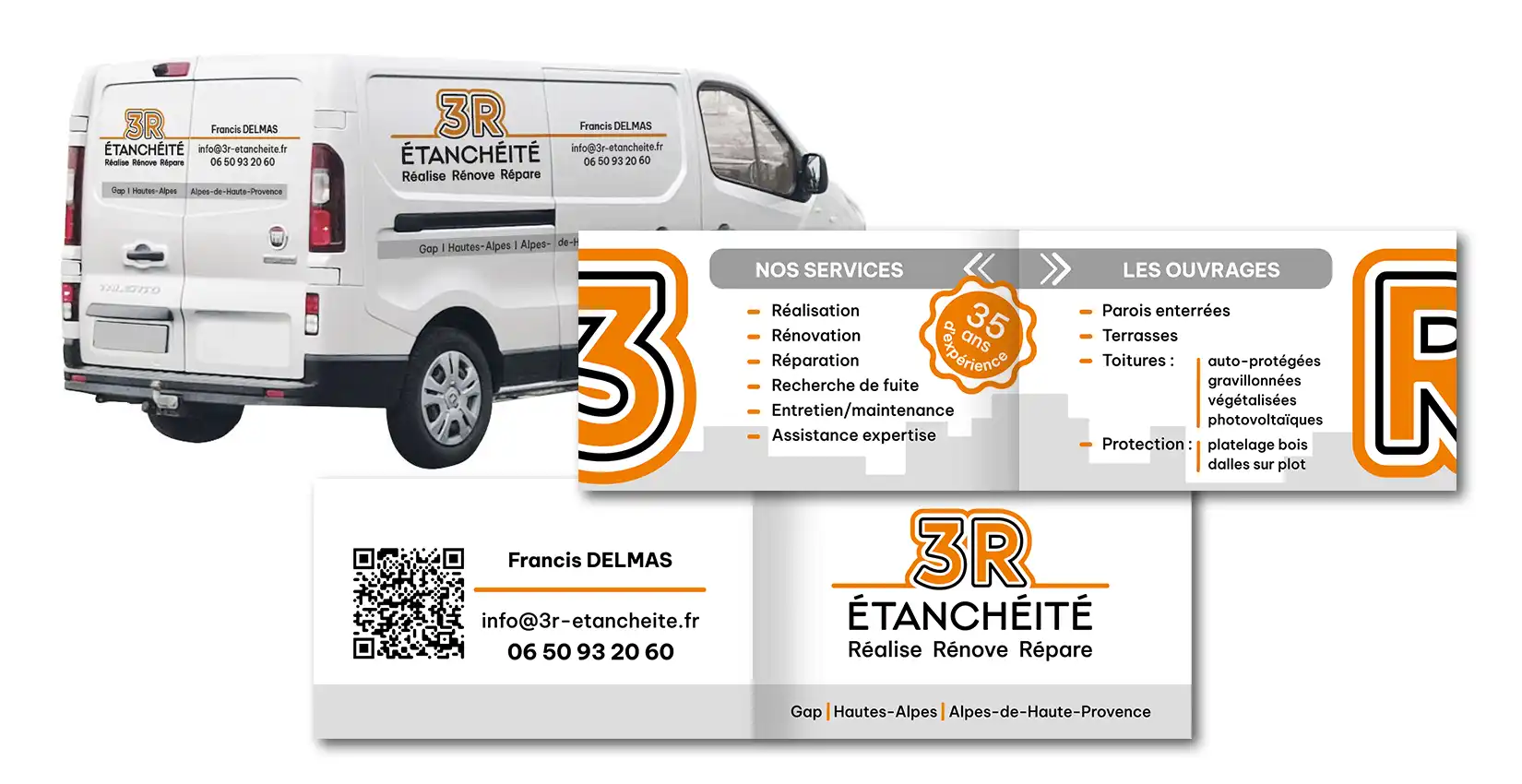 Logo d'entreprise d'étanchéité à Gap