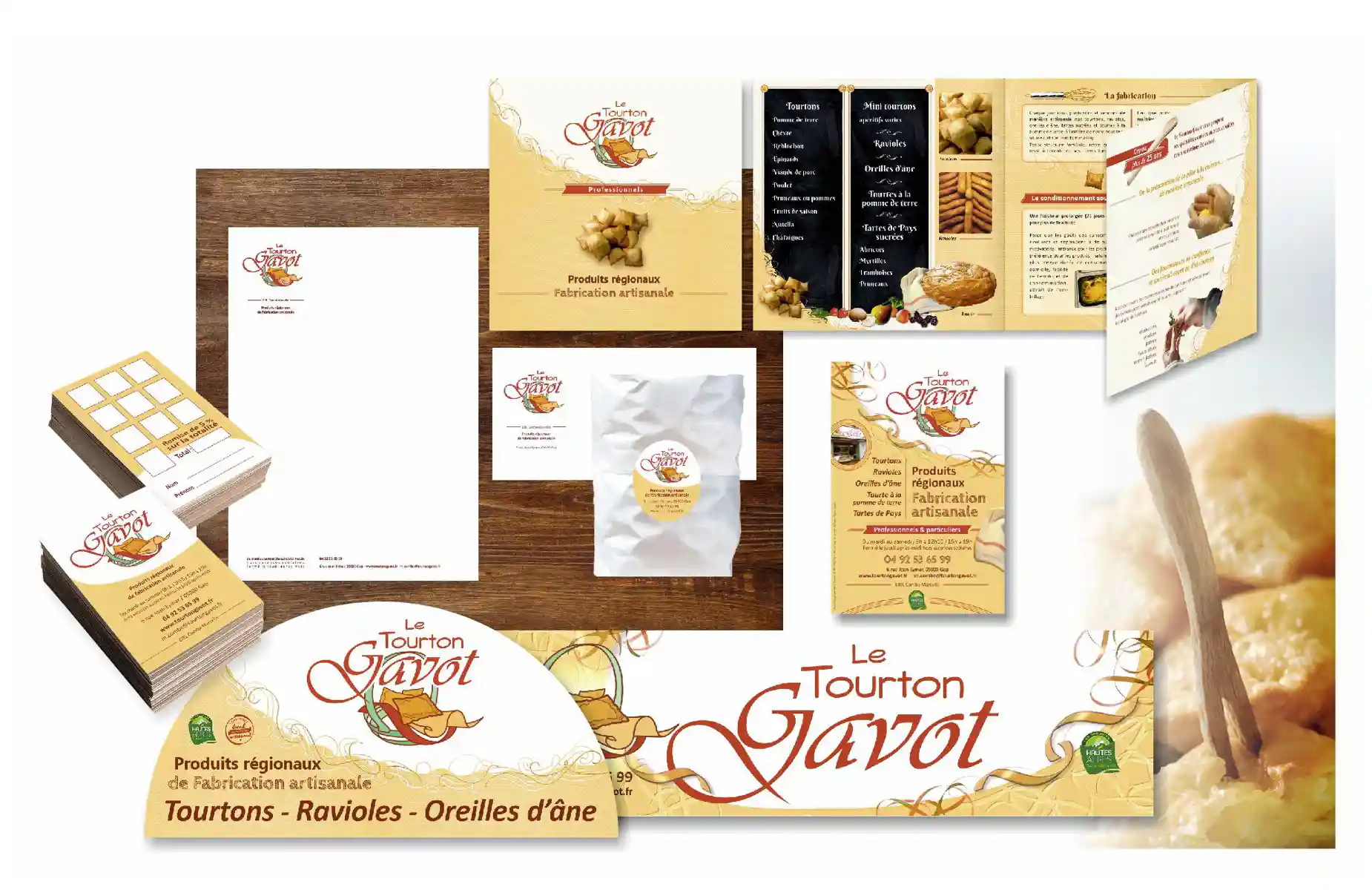 Création du logo d'un artisan du secteur de l'alimentation à Gap