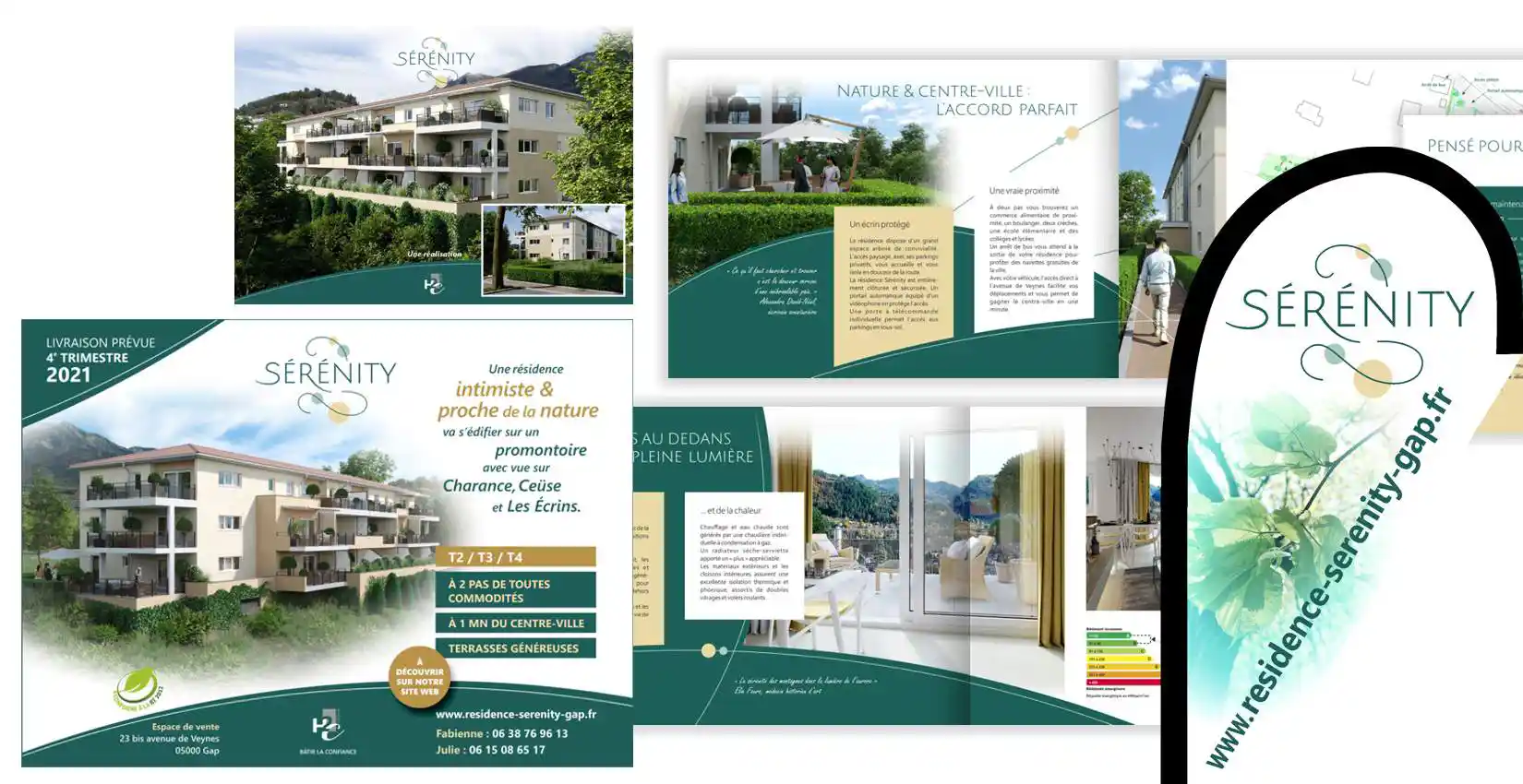 Création du logo de promotion d'un programme immobilier, Gap centre-ville