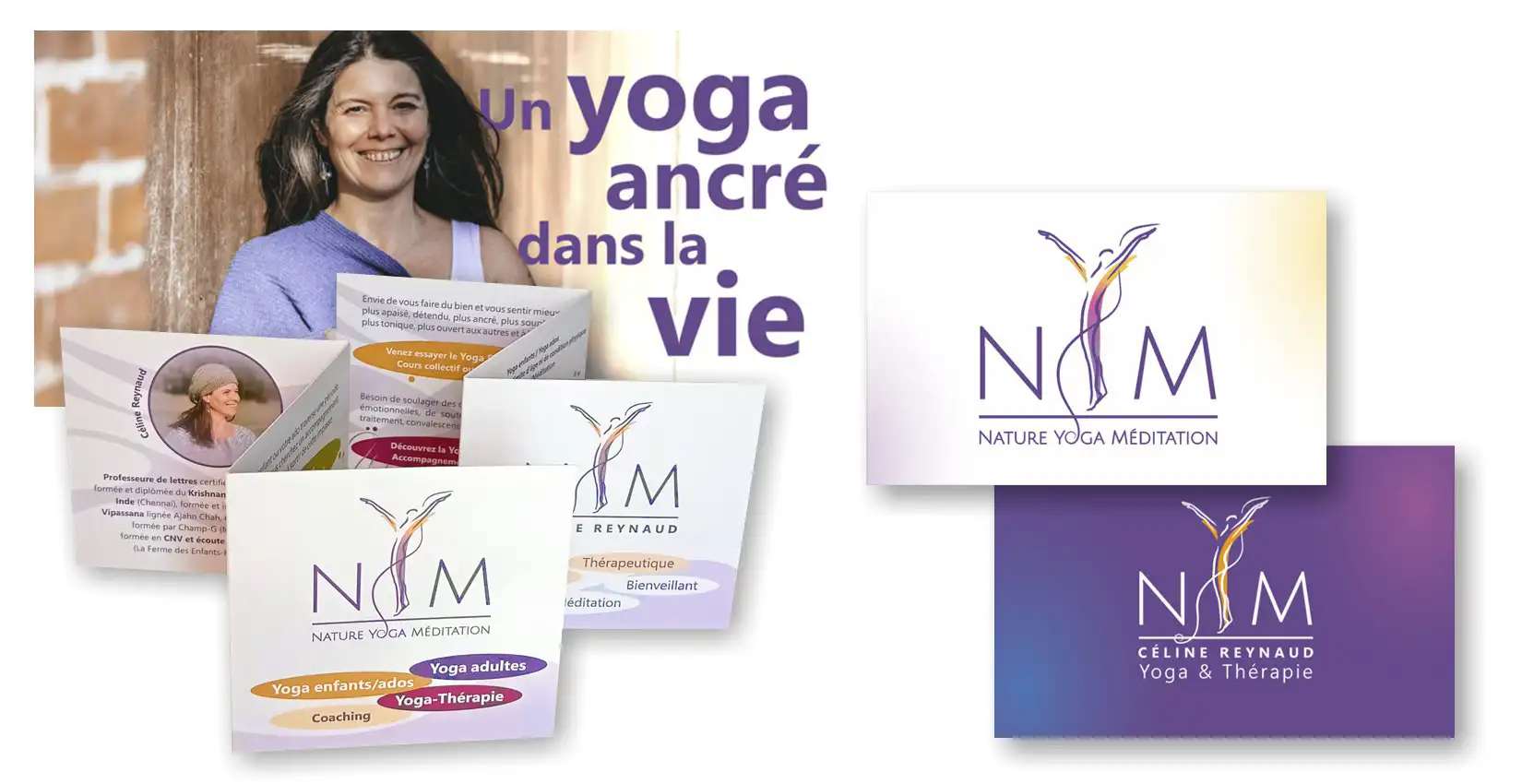Logo créé pour une école de Yoga à Lille