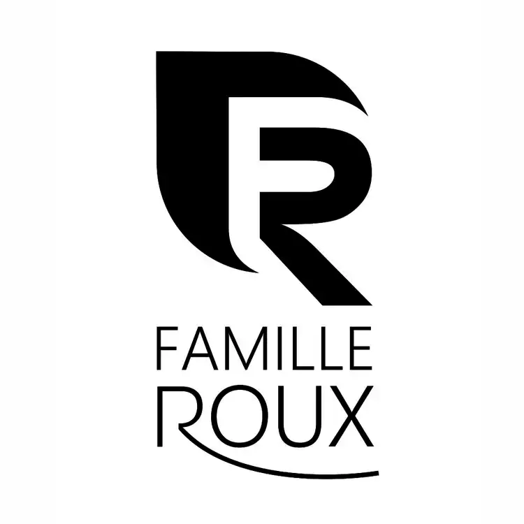 Création du logo de la famille Roux de Gap, déclinable, qui joue sur les vides et les pleins avec élégance