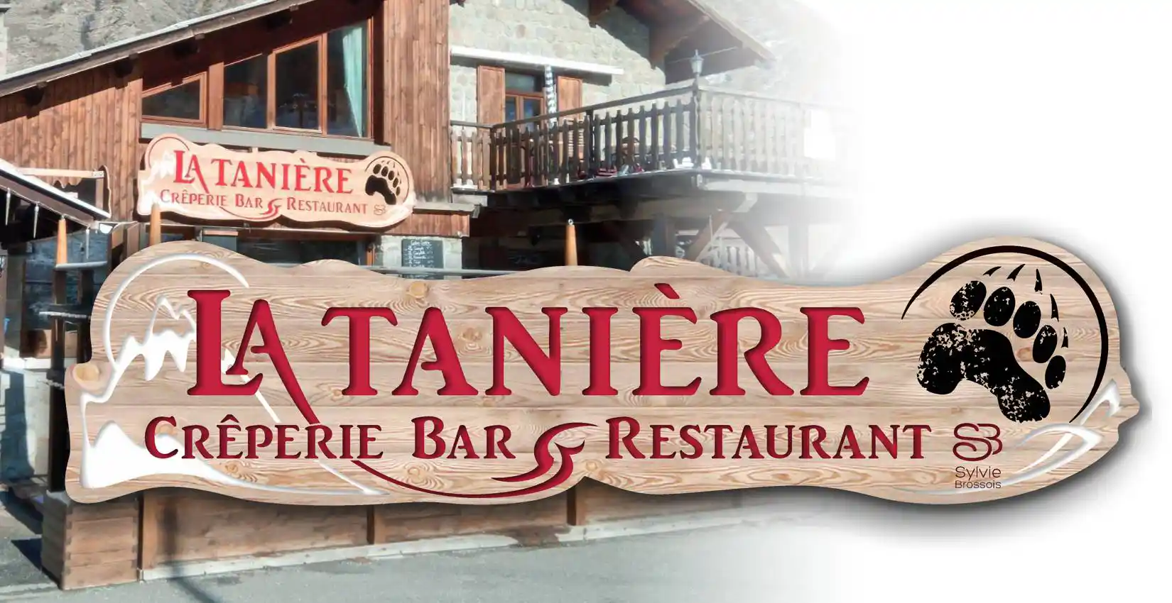 Création du logo d'un restaurant de la station de Crévoux