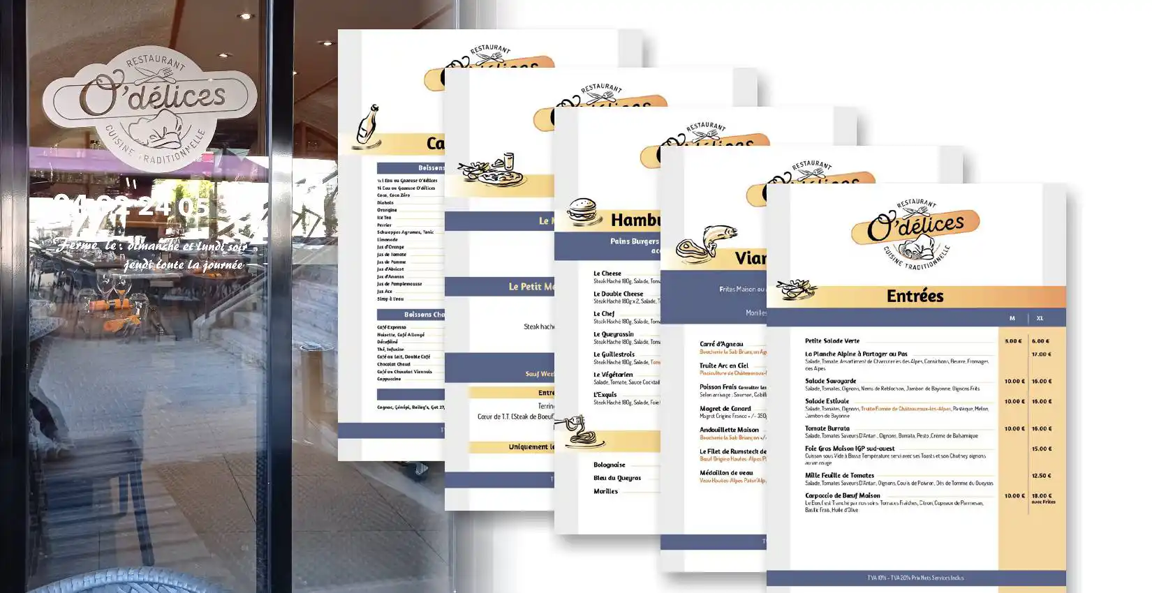 Refonte de logo pour actualiser l'identité d'un restaurant traditionnel