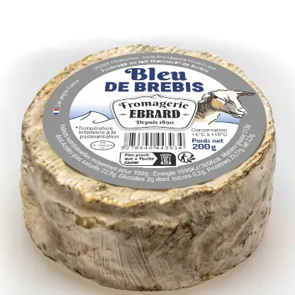 Création d'étiquette pour fromages de brebis de la marque Ebrard (Hautes-Alpes en région PACA)