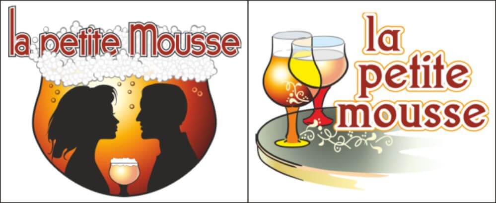 Études de logos Etudes de logos proposés dans le cadre de la création d'une charte d'identité visuelle pour un caviste.<br>Sylvie Brossois graphiste dans les Hautes-Alpes (Gap, Embrun, Briançon) et en région PACA ; professionnelle de la communication visuelle.<br>