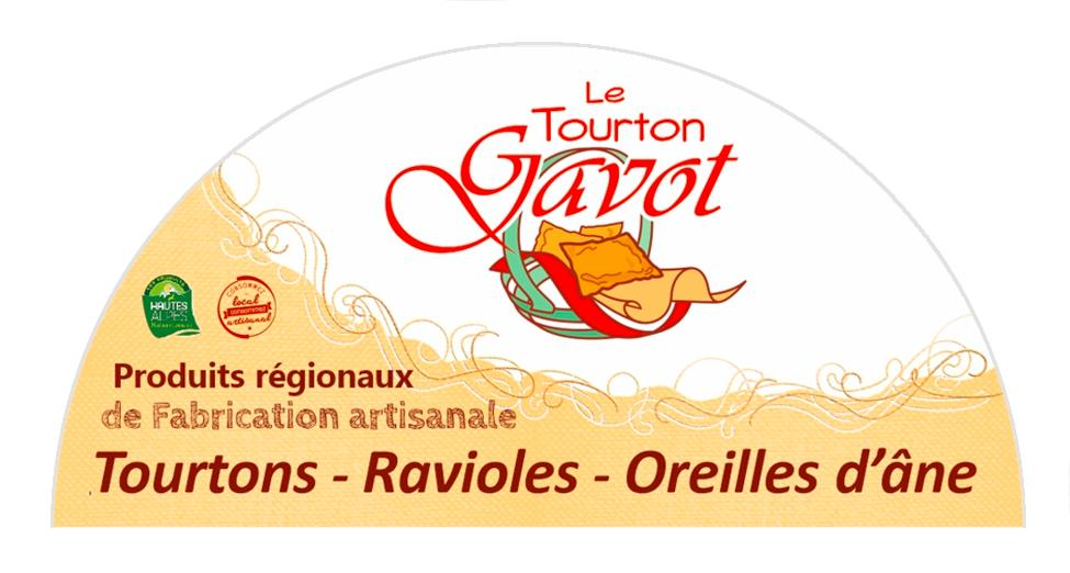 Création d'un panneau publicitaire d'intérieur pour mise en place dans les rayons des distributeurs (PLV) d’un fabricant de tourtons à Gap par Sylvie Brossois graphiste (Gap, Hautes-Alpes, région PACA) ; professionnelle de la communication visuelle et du social media management