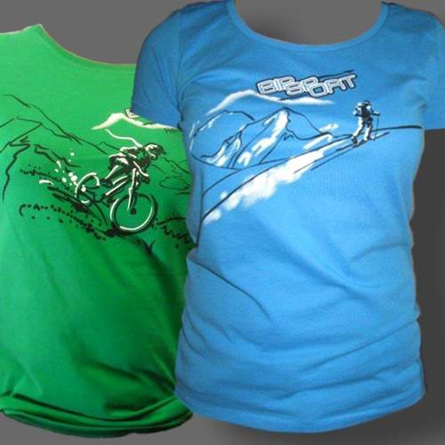 Création d'illustrations pour flocage tee-shirts par Sylvie Brossois graphiste (Gap, Hautes-Alpes en région PACA)